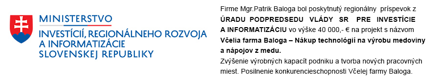 Podpora z Ministerstva